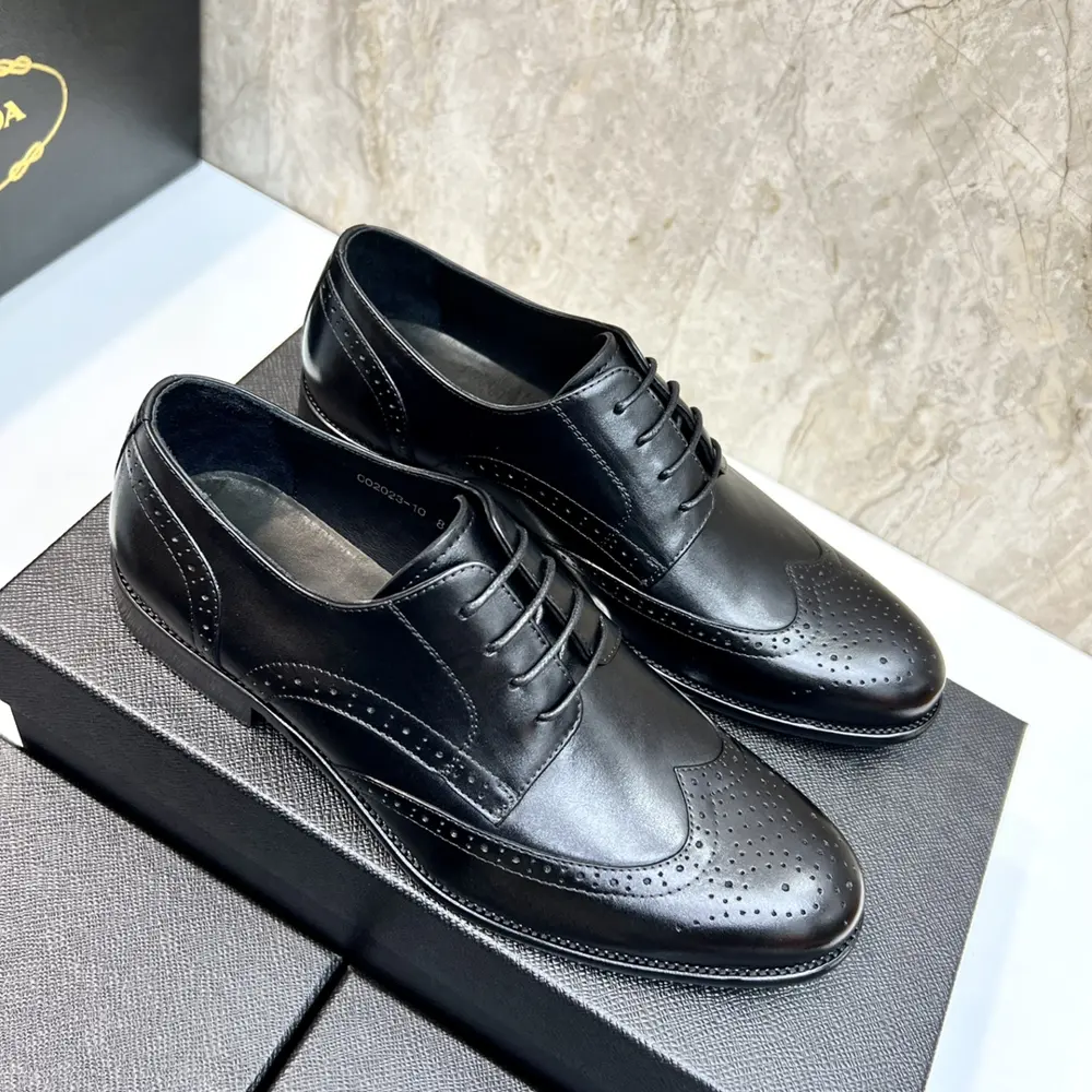 Prada Men’s Fashion Casual Leather Shoes