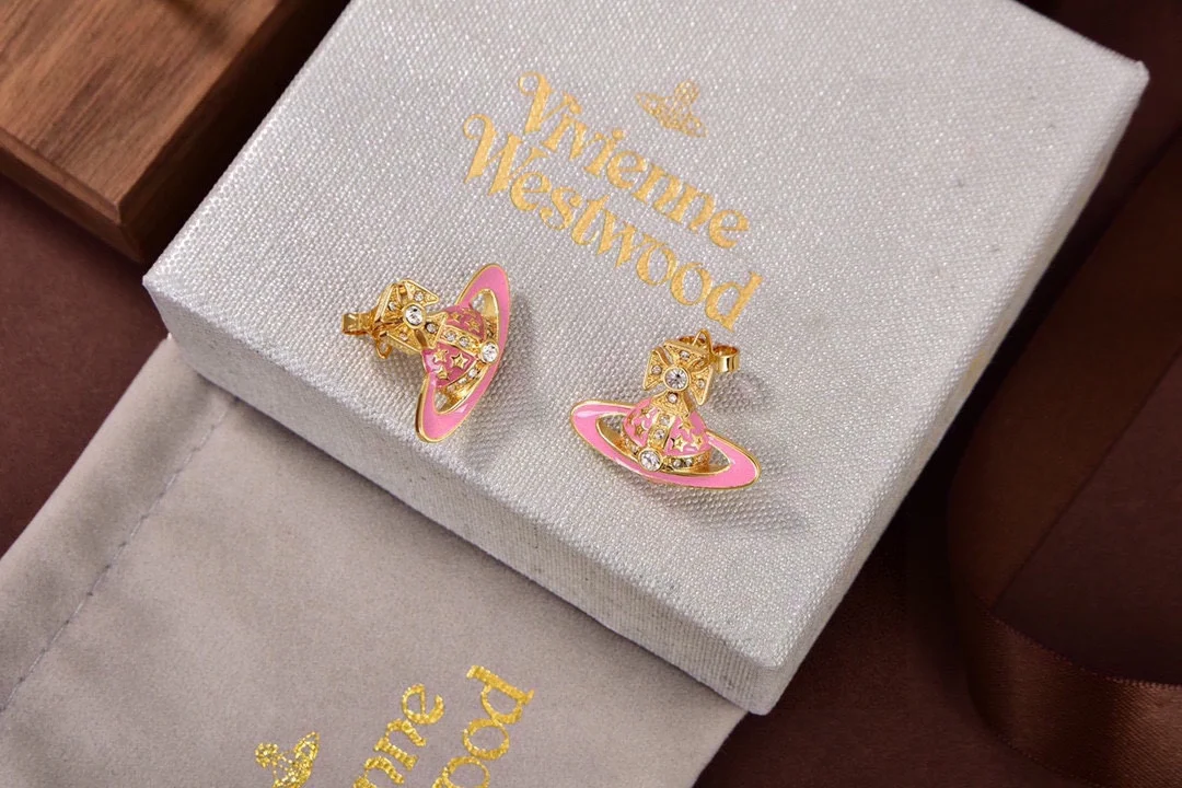 Vivienne Westwood Saturn earrings Elegant and refined design