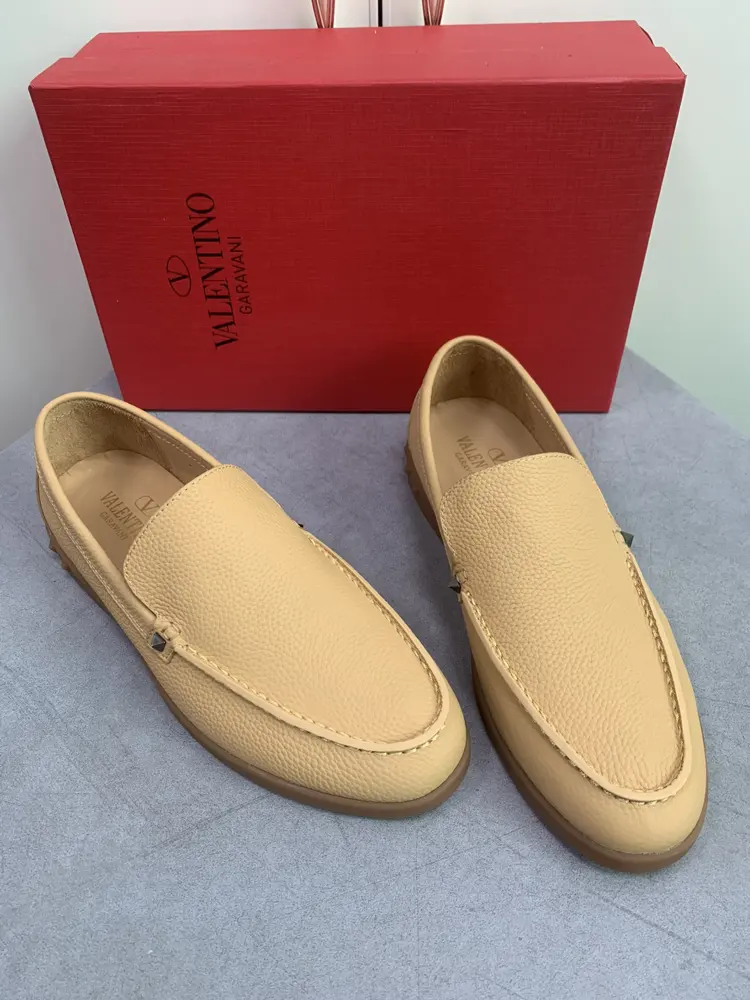 Valentino Men’s LEISURE FLOWS Calfskin Casual Shoes