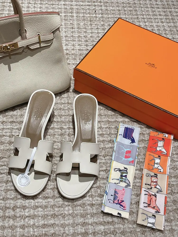 Hermes H Slippers Oran Sandal Series————————————Fashionable and versatile Super comfortable