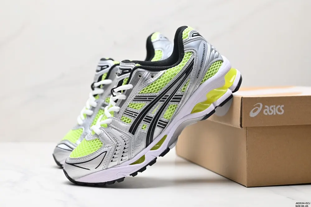 Asics Gel-Kayano 14 Corporate Edition Silver Gray Green Shoes 1201A019-110