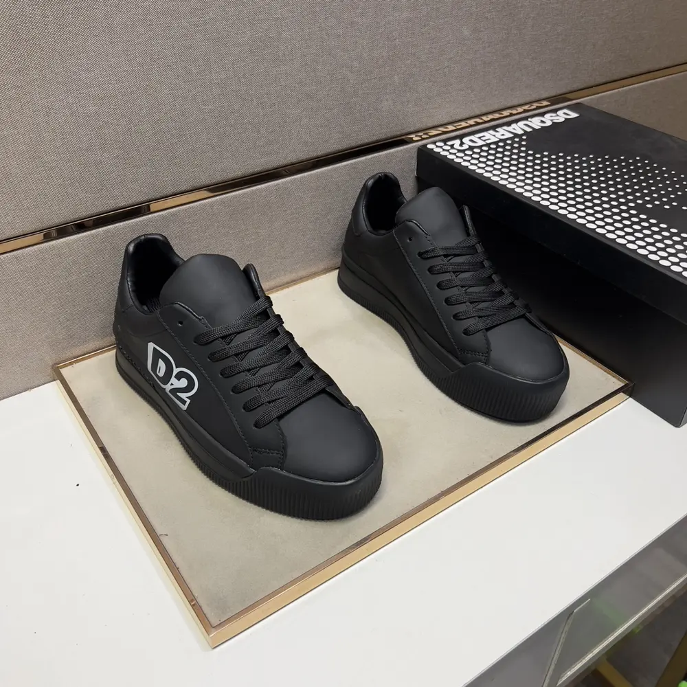 DSQUARED2 men’s casual shoes 2024z cabinet simultaneous sale Size: 38-46 The upper