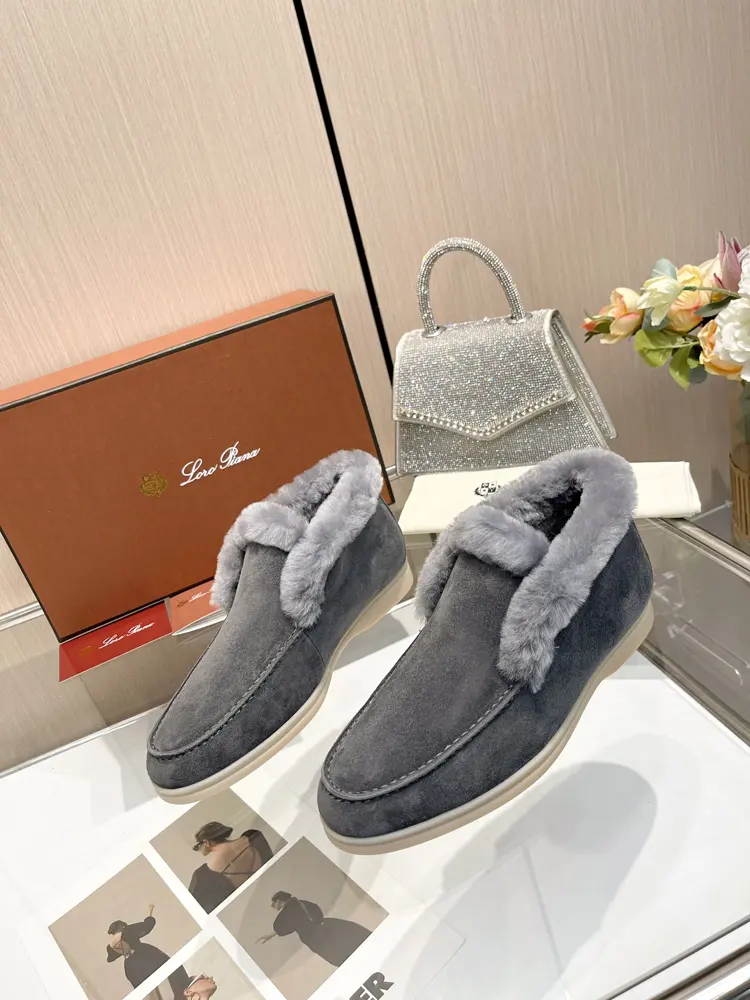 Loro piana mid-top classic loafers