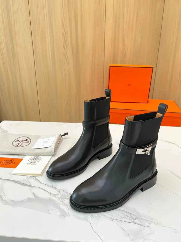 H 2024 Autumn and Winter New HERMES Classic Boots Naturally have unique craftsmanship and