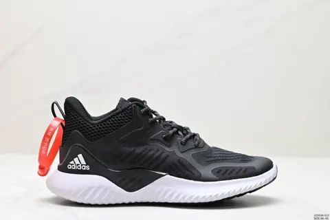 Adidas AlphaBOUNCE M Alpha high elastic horse brand shark gill pattern outsole leisure B43685