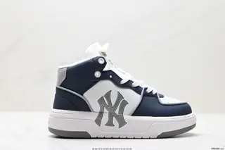 MLB high-top sneakers for men and women 2023 new NY thick-soled retro sneakers lightweight