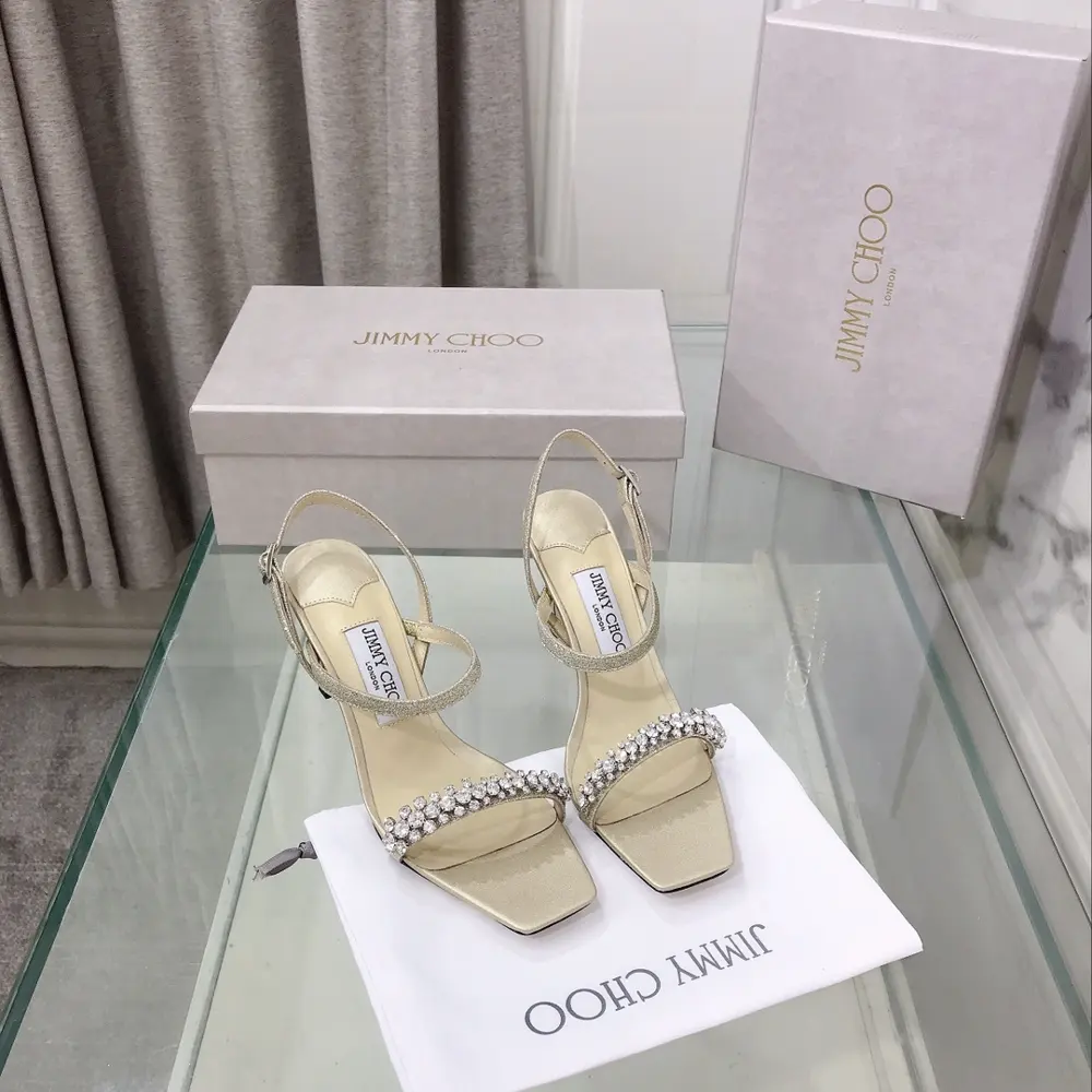 Jimmy Choo MEIRA series one-strap high-heeled sandals