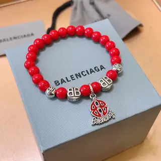 Balenciaga natural red coral Balenciaga bracelet Thai silver style Balenciaga bracelet