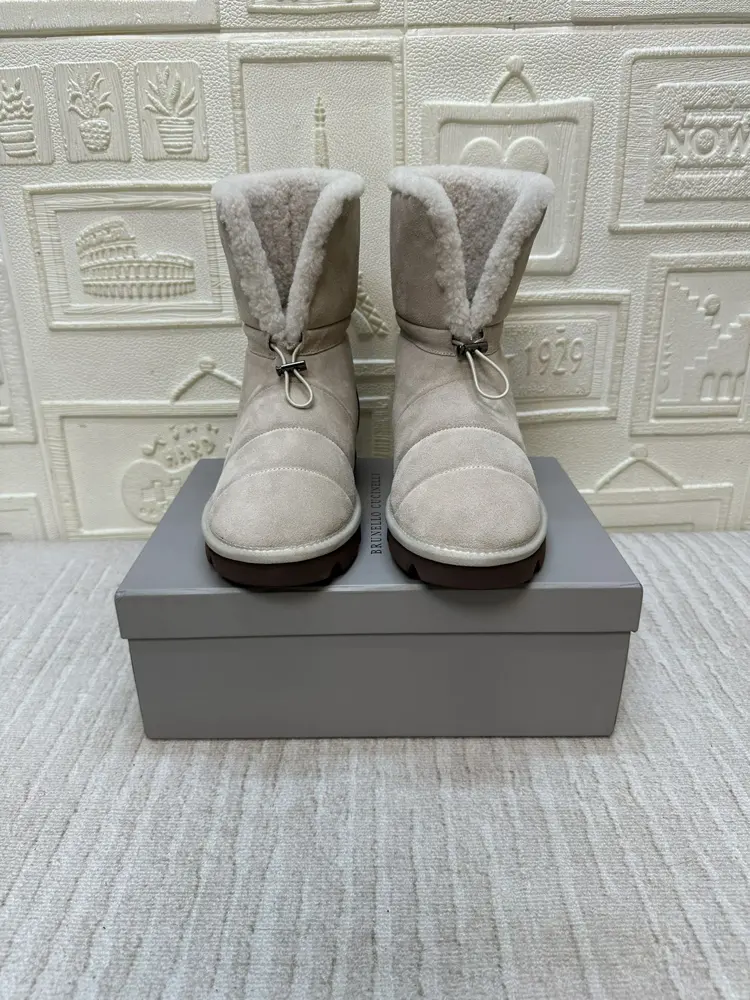 Brunello Cucinelli lambskin mid-boots