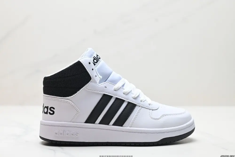 Adidas neo Hoops 2.0 Mid synthetic leather non-slip wear-resistant Adidas mid-top sneakers FV2729
