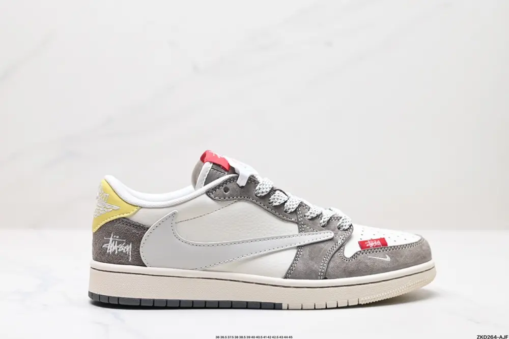 Nike AJ1 reverse hook Travis Scott x Air Jordan 1 “Reverse Mocha” AJ1 Joe 1 TS Lightning SJ2068-136
