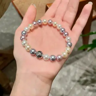 Chanel Double C imported pearl bracelet
