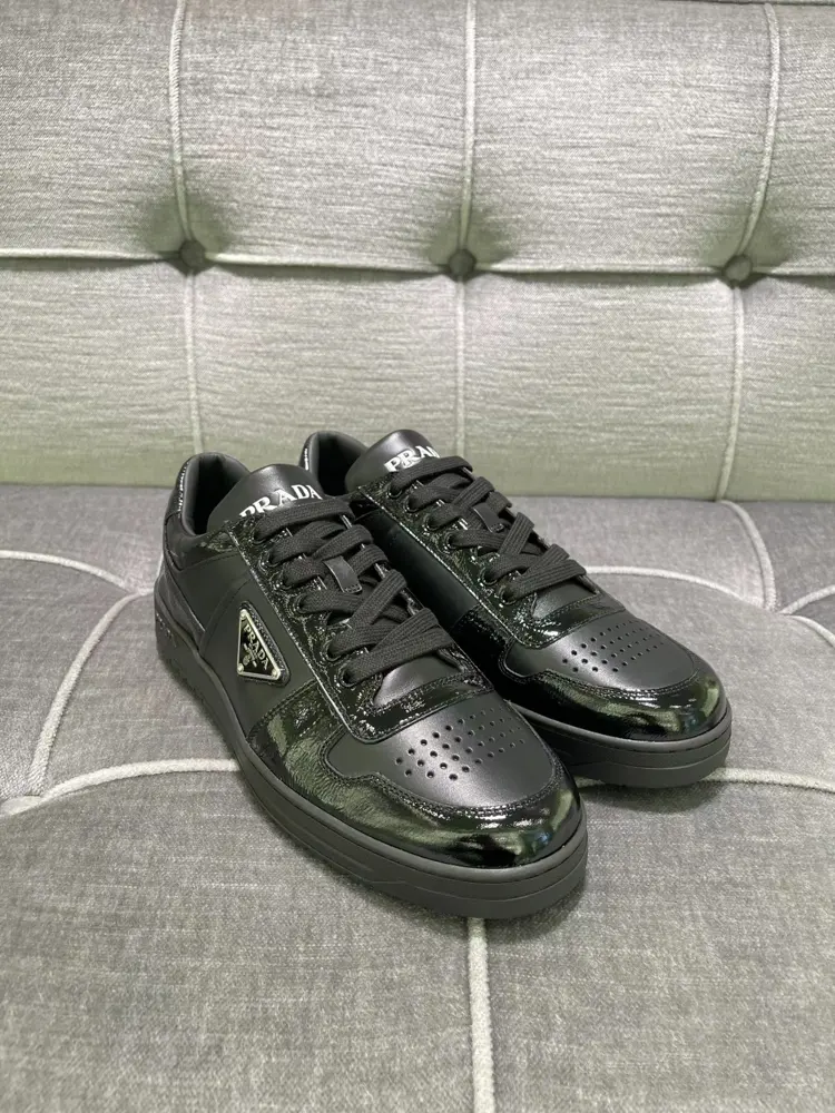 Prada men’s leather sneakers