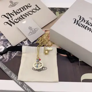 Vivienne Westwood 3D Snowman Necklace