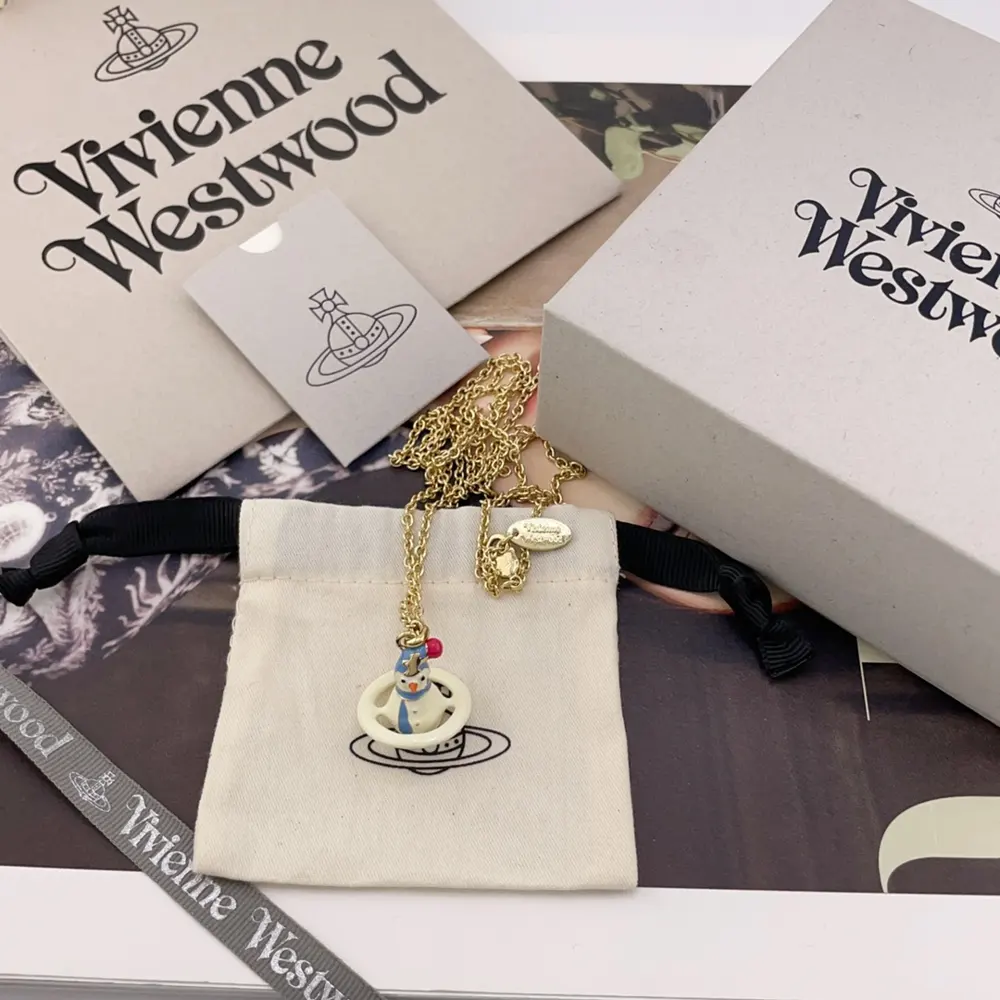 Vivienne Westwood 3D Snowman Necklace