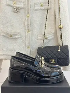 Chanel Double C Chain Thick-soled Loafers