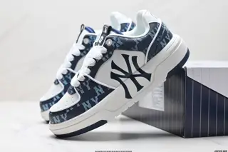 MLB Chunky Liner New York Yankees Senior Shoes Series Low-top Daddy Style Lightweight 3ASXCA12N