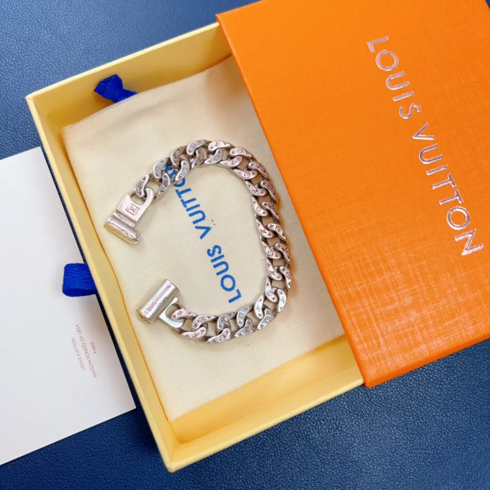 Louis Vuitton distressed bracelet