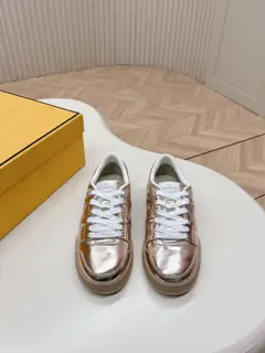 Fendi sneakers casual sports shoes FD match upgraded new model full leather stitching fresh