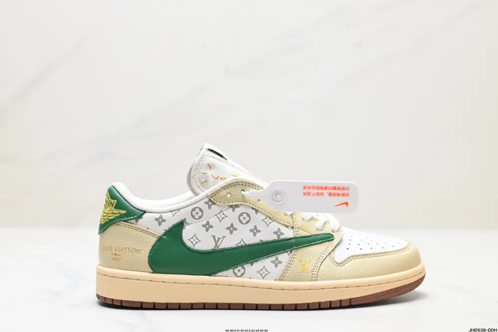 Nike AJ1 reverse hook Travis Scott x Air Jordan 1 “Reverse Mocha” AJ1 Joe 1 TS Lightning LX1988-100