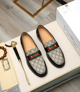 Gucci formal leather shoes Italy imported cowhide + top imported water-dyed cowhide lining
