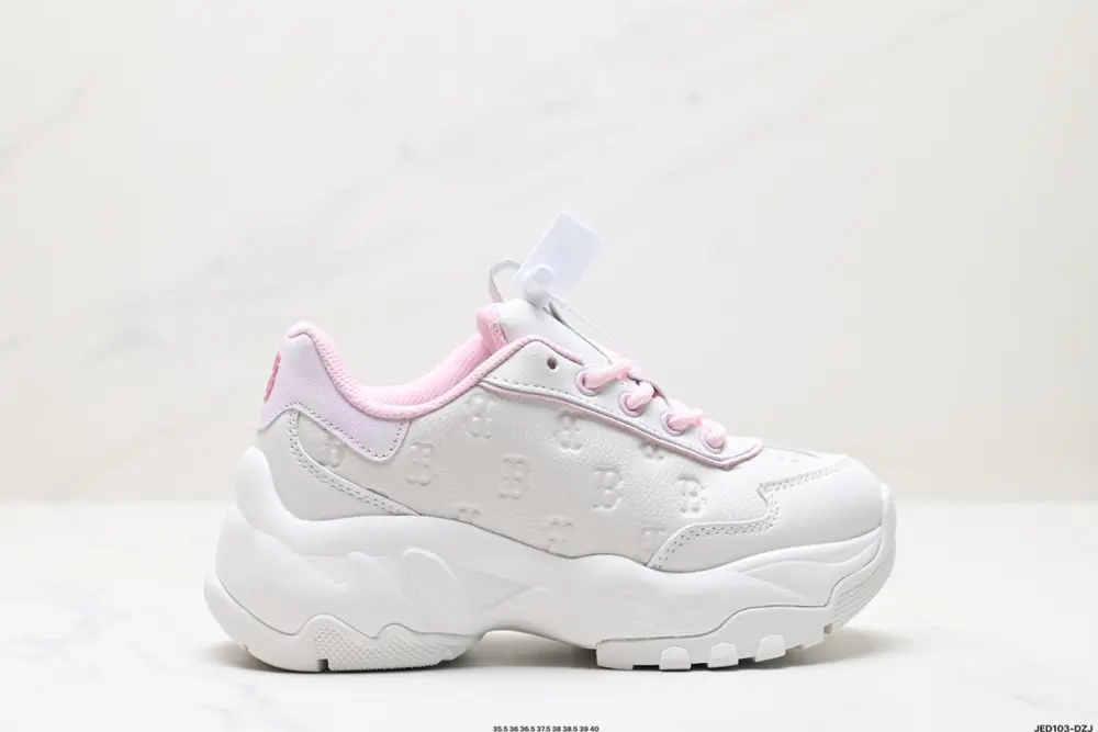 MLB couple style printed old flower fashion retro dad shoes thick-soled senior shoes sports 3ASHBEM4N