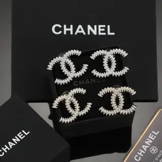 Chanel Classic Double C Earrings