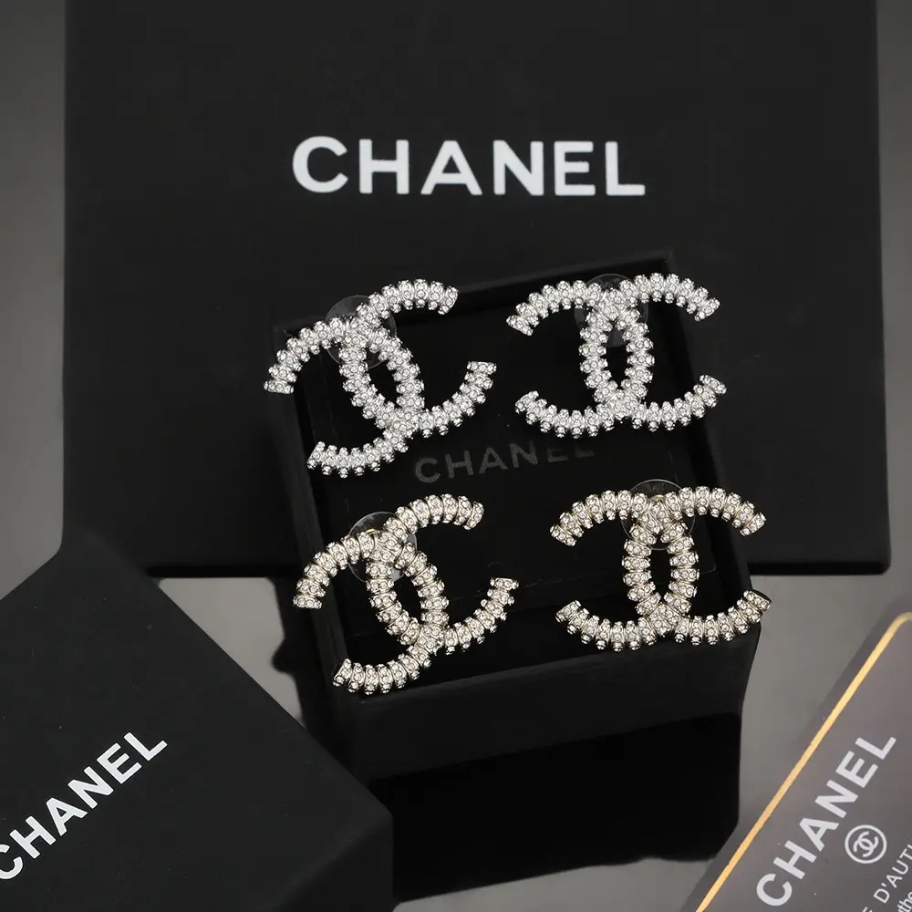 Chanel Classic Double C Earrings