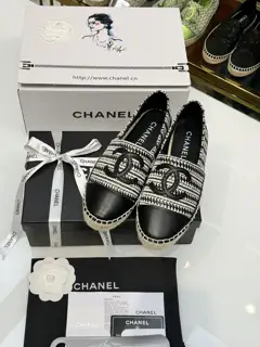 Chanel fisherman shoes new color woven