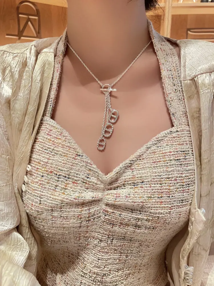 Hermes Pig nose necklace