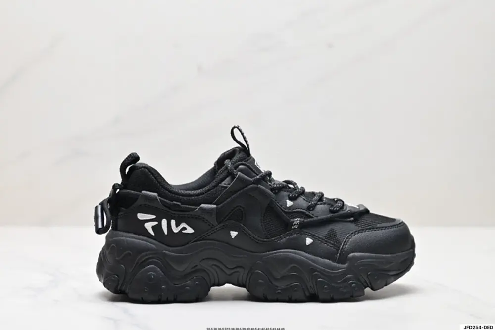 FILA FLUID 5 Cat’s Paw 5.0 Simple and comfortable Non-slip wear-resistant low-top dad shoes F12M422103FNN