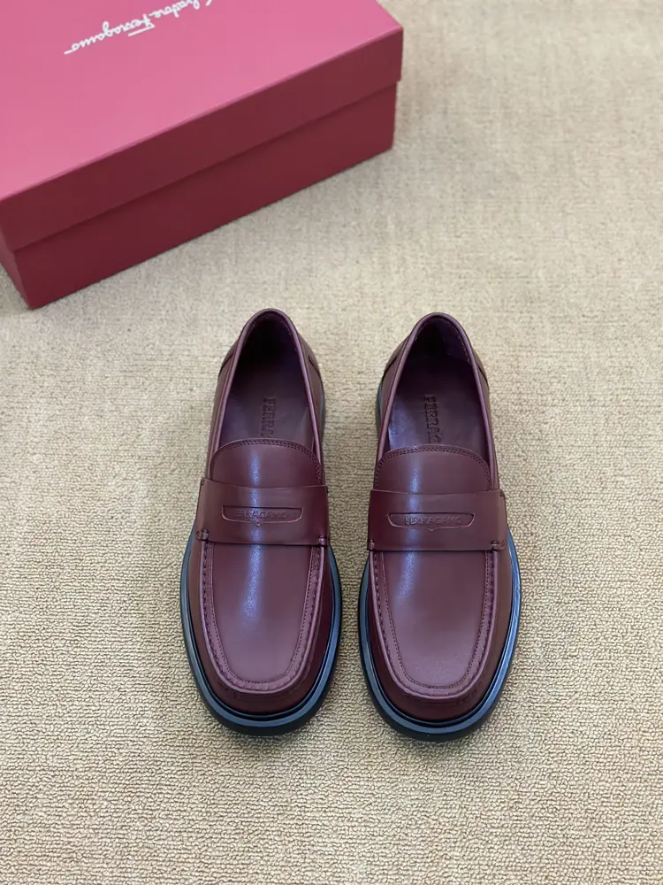Salvatore Ferragamo Height-enhancing Leather Shoes