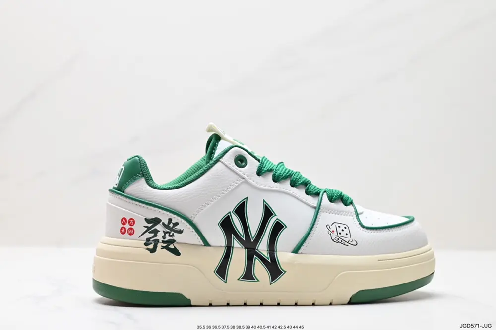 MLB Big Ball Chunky Mesh Thick-soled Daddy Series Low-top Mesh Lightweight Casual Sports 3ASXCA12N