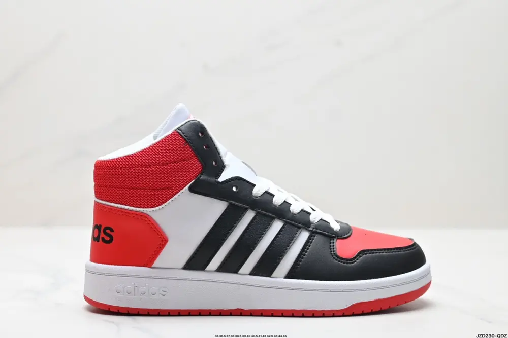 Adidas neo Hoops 2.0 Mid synthetic leather non-slip wear-resistant Adidas mid-top sneakers FV2729