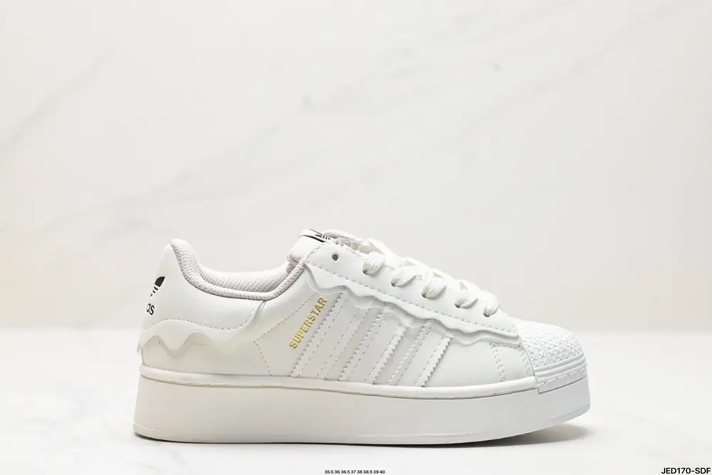 Adidas Originals Superstar Bold W Shell Toe Series Low-top Classic All-match Casual Sports FV3335