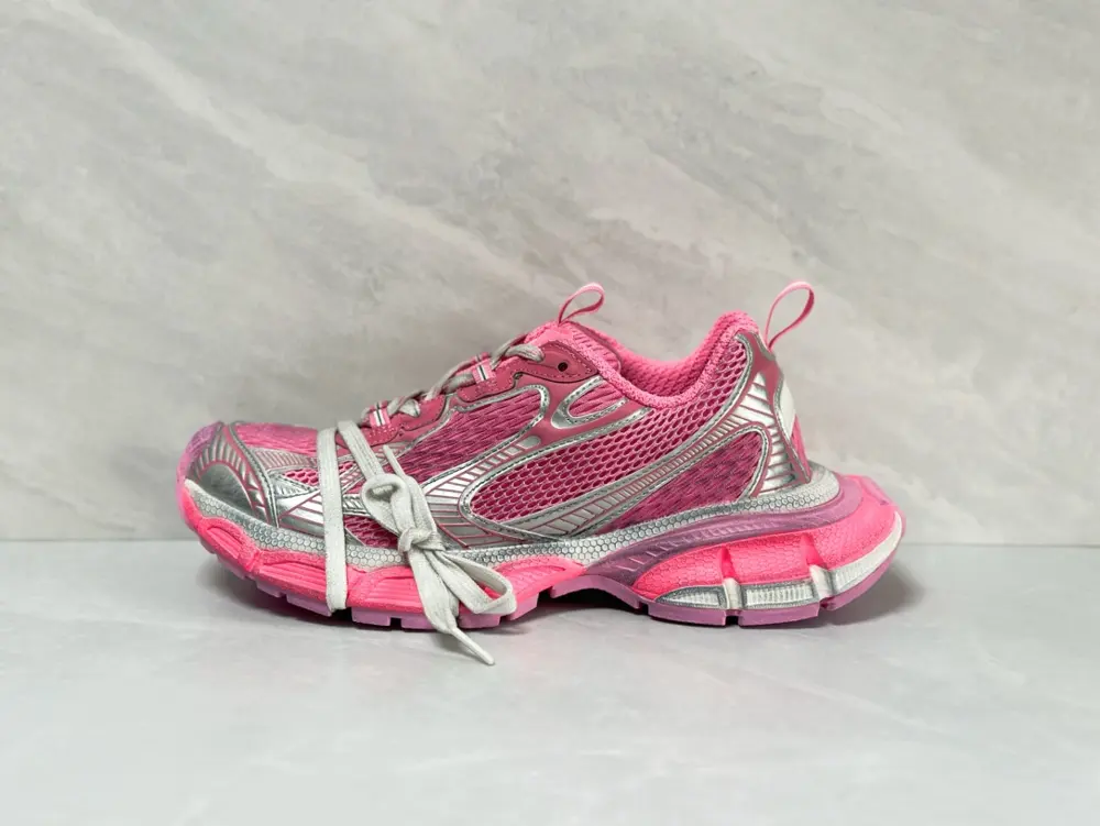 Balenciaga 3XL mesh lace-up distressed low-top dad shoes for men and women
