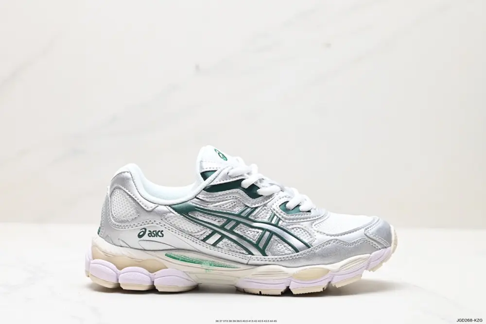 ASICS breathable mesh upper with some synthetic leather material uses the new AHAR+ rubber 1203A280-002