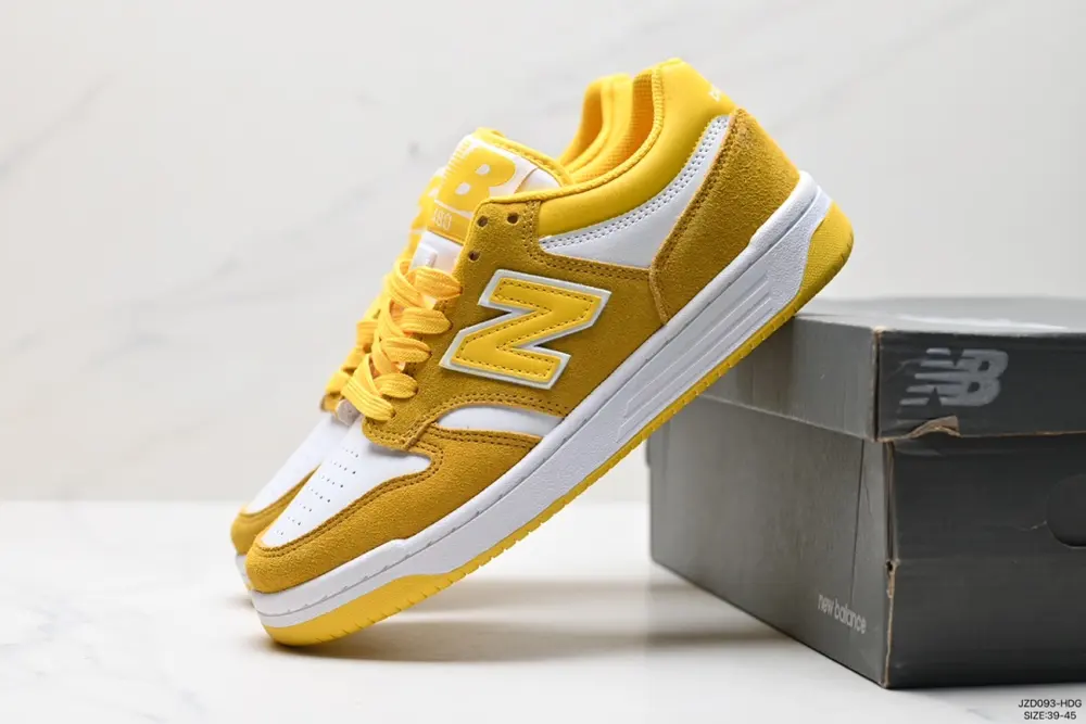 New Balance NB480 series shock-absorbing and wear-resistant low-top lace-up casual sneakers BB480LEC