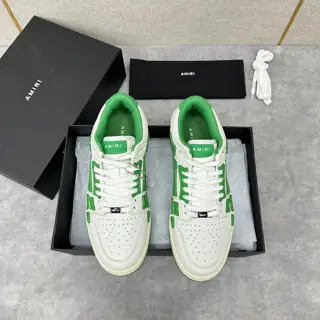 AMIRI couple style street style high version AMIRI bone shoes 20FW RUNWAY SKEL TOP