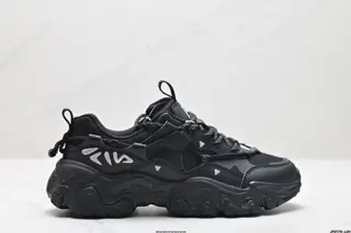 Fila FLUID 5 Cat’s Paw 5.0 Simple and comfortable Non-slip wear-resistant low-top dad shoes F12M412105FOS