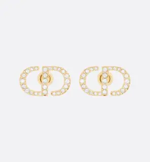 DIOR CD earrings. Same brass material as the counter. Hot sale. Unique design. Retro and