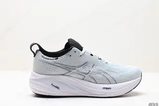 ASICS GEL-NIMBUS 26 stable running shoes adopt double-layer jacquard mesh design on the 1011B794-002