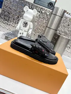 Louis Vuitton Velcro Slippers