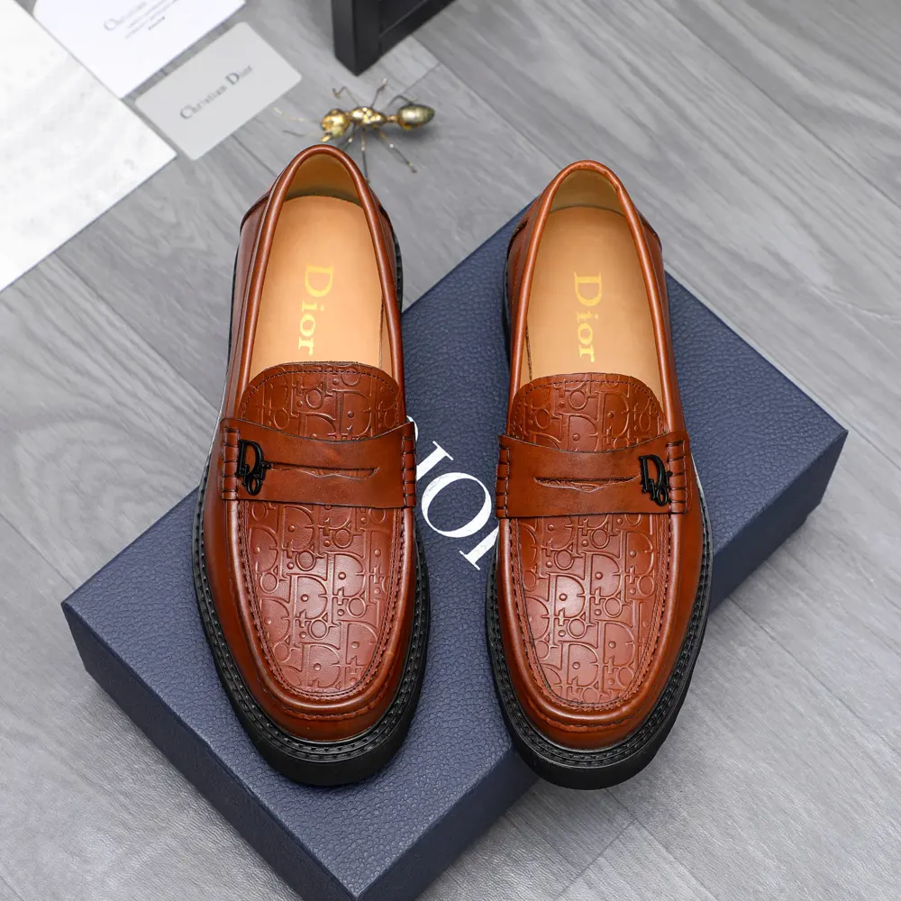 Dior business casual slip-on shoes