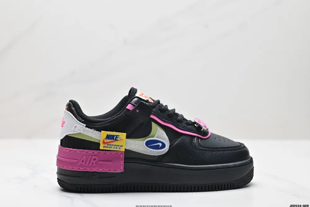 Nike WMNS Air Force 1 Shadow new girl deconstructionist design Macaron Air Force One CU4743-001