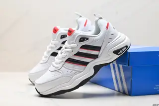 Adidas neo Strutter leather retro sports non-slip low-top lifestyle shoes FY8492