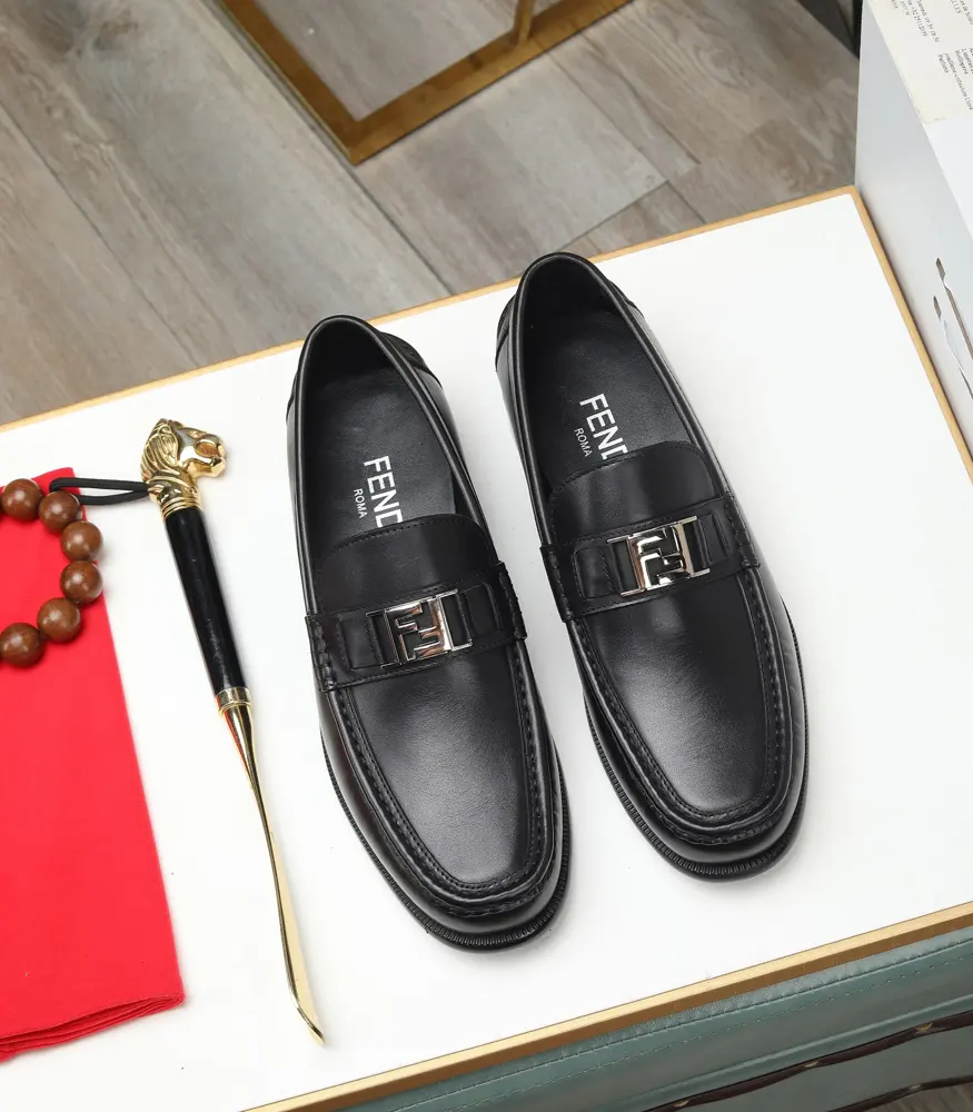 Fendi leather shoes