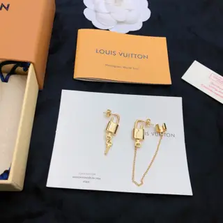 Louis Vuitton tassel stud earrings