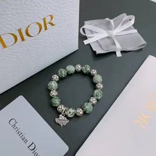 DIOR Multi-element agate Thai silver style bracelet Same style as G-Dragon