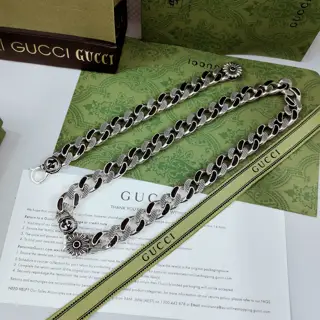 GUcci new striped enamel black color with turquoise black men’s bracelet